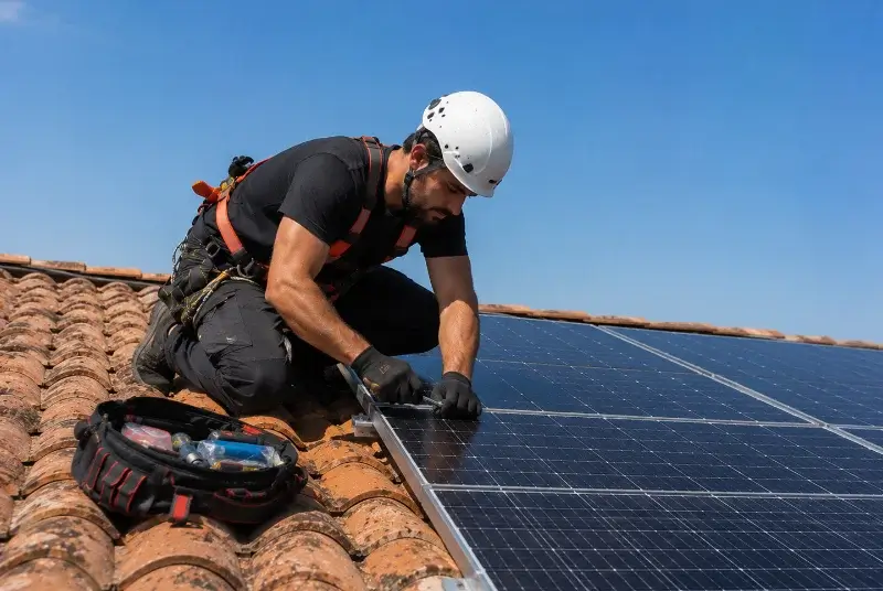 Maintenance et monitoring de panneaux solaires à la Roche-Chalais